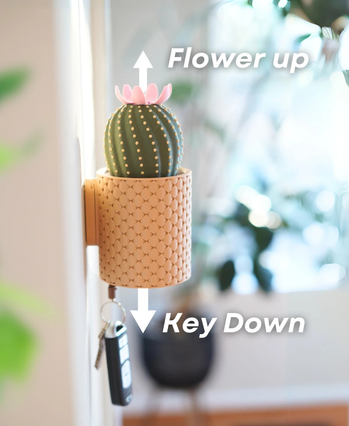 CactiKeys - Blooming Cactus Key Holder