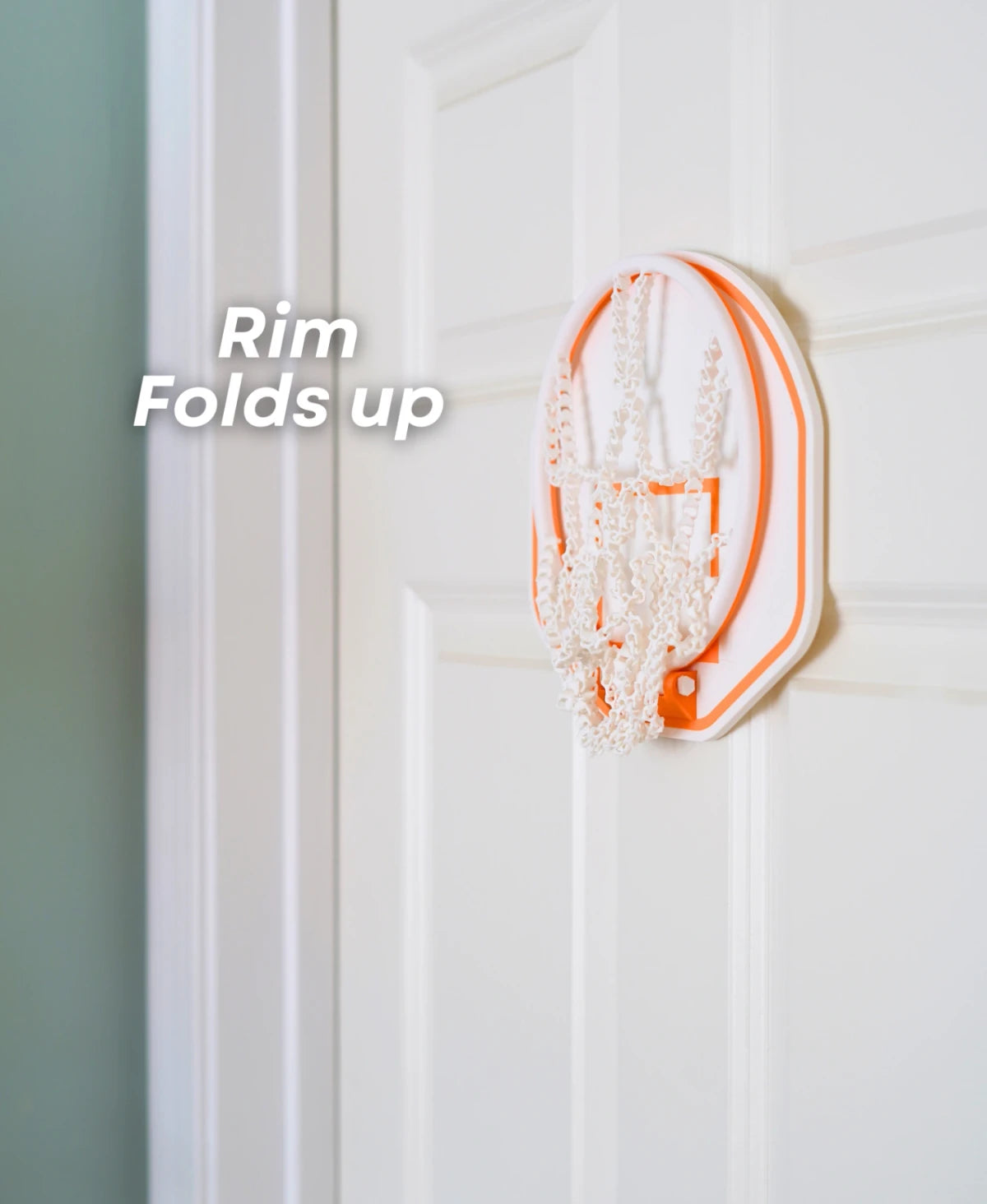 Mini Basketball - Wall Hoop with Foldaway Rim