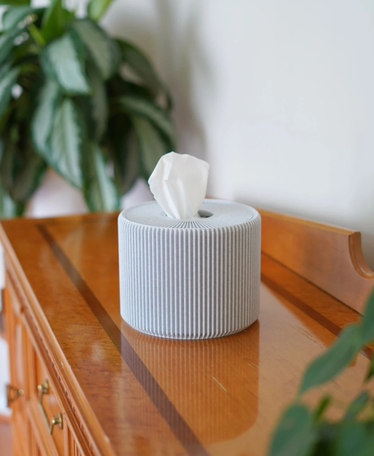 Linen Tissue Box Cover