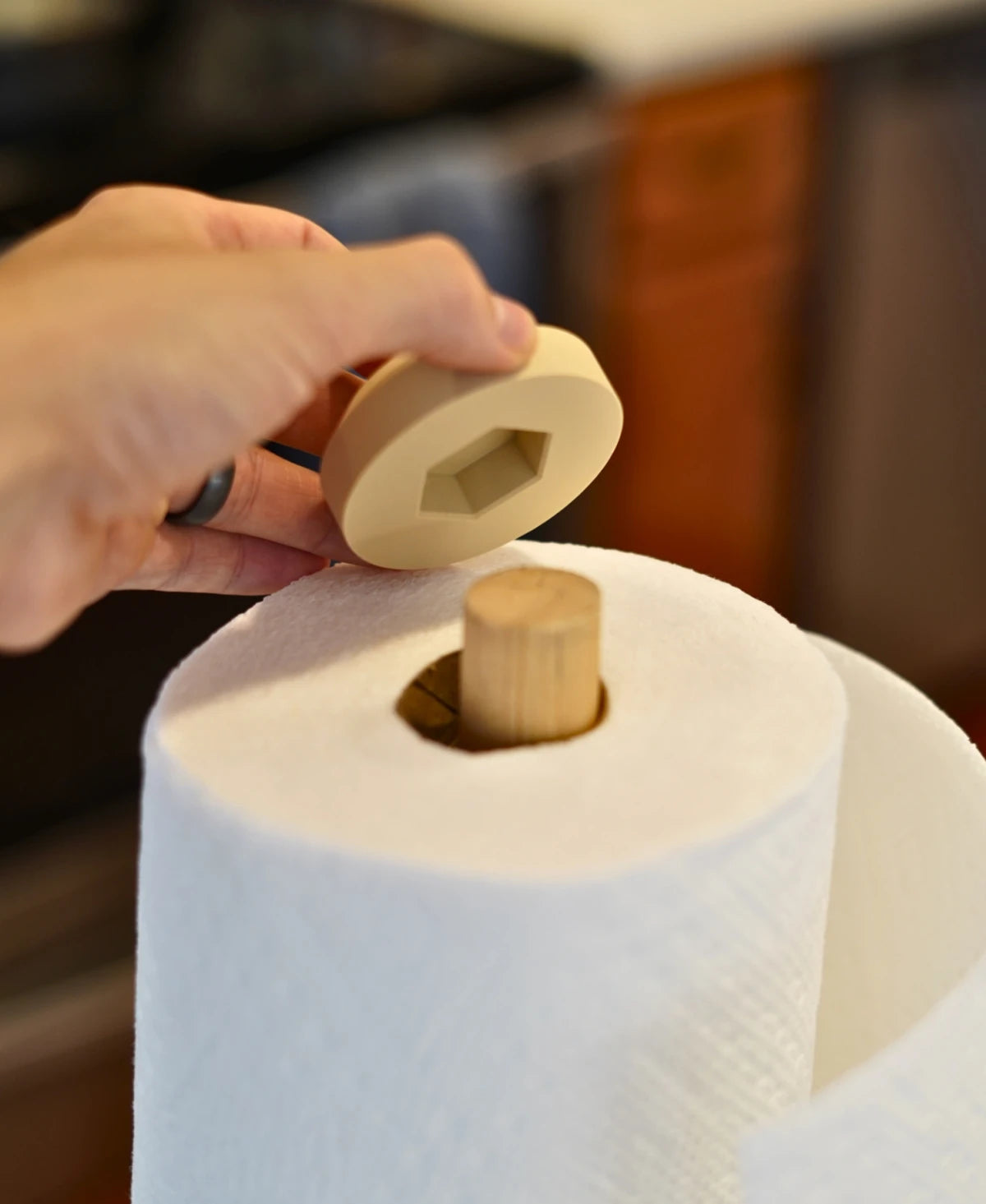 Birch Towel Holder