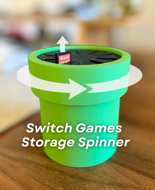 Switch Games Tube - Spinning Game Storage