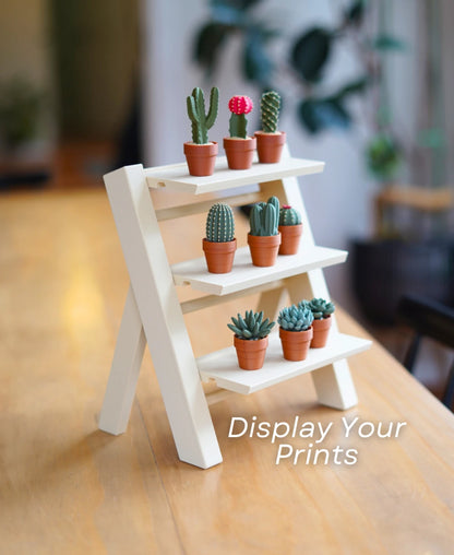 Foldable 3-Tier Display Stand