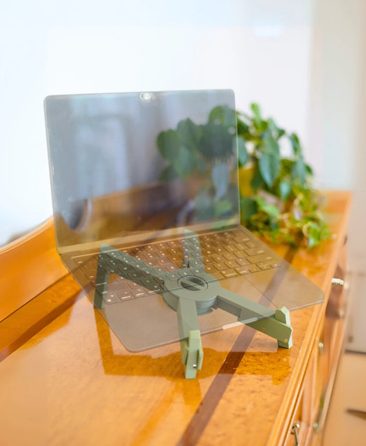 Foldable Laptop Stand with Cable Coil