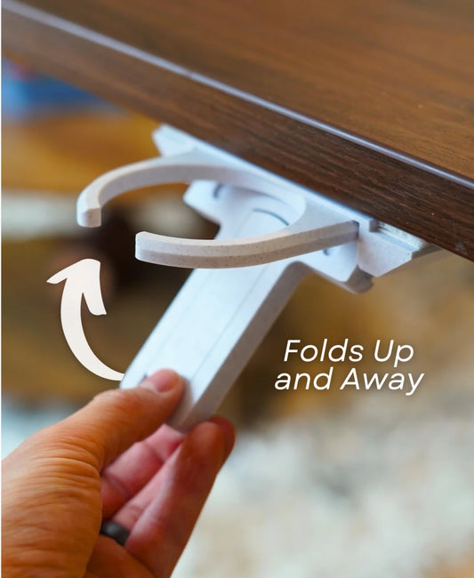 Can Claw - Foldaway Under-Desk Cupholder