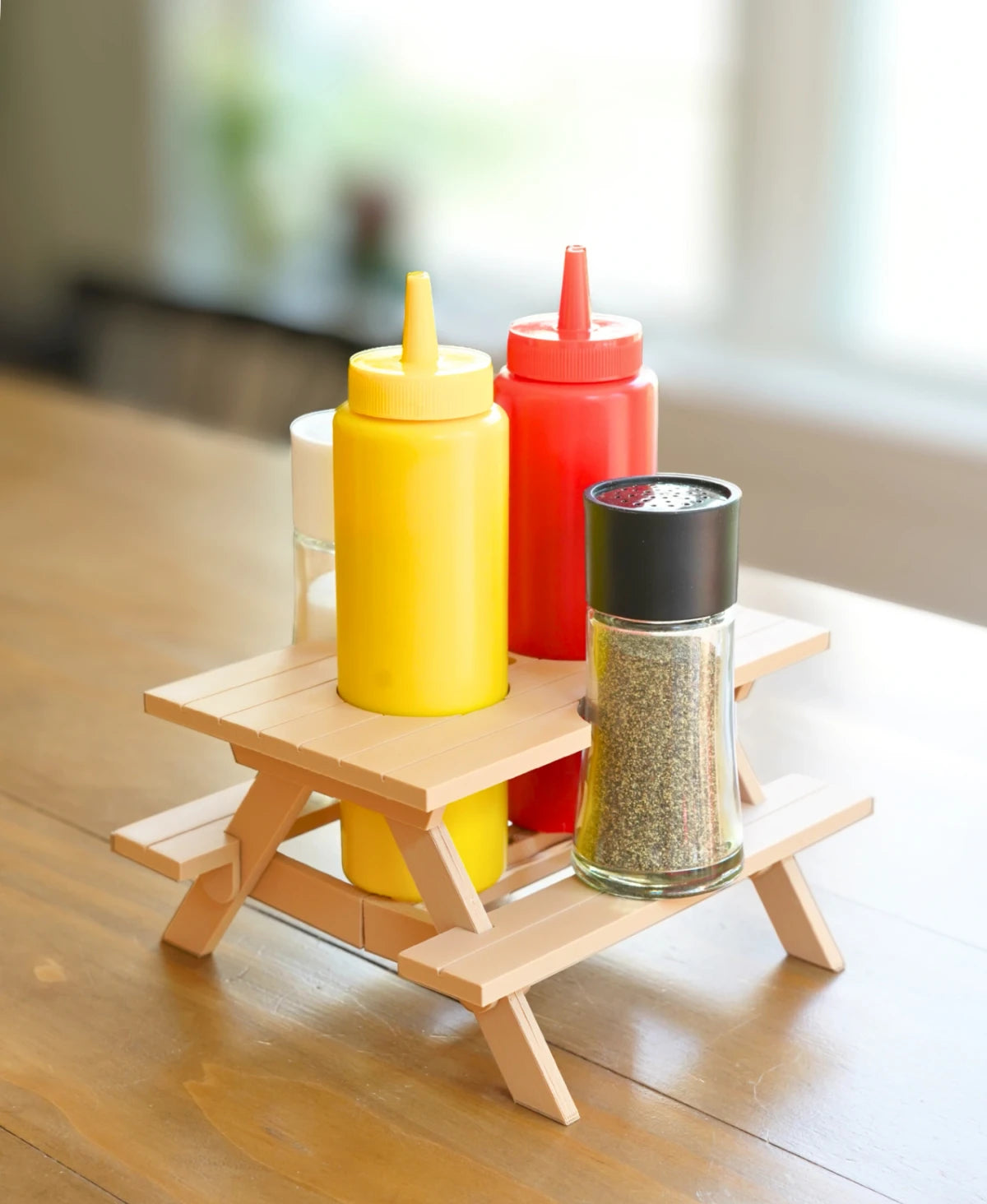 Picnic Table Condiment Caddy