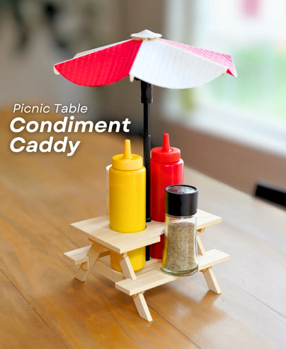 Picnic Table Condiment Caddy
