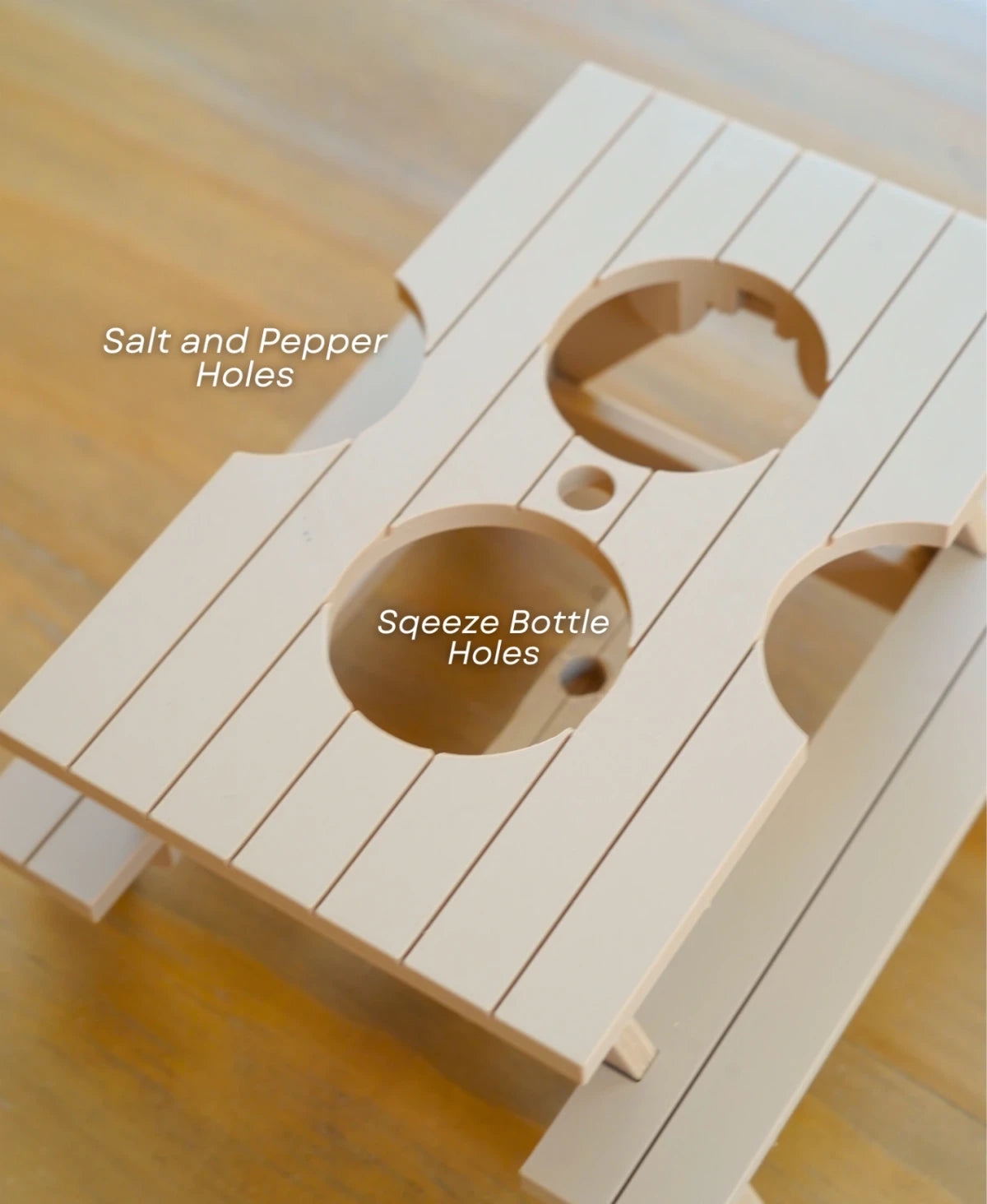Picnic Table Condiment Caddy