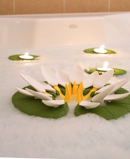 BathLilies - Floating Wine & Candle Holders