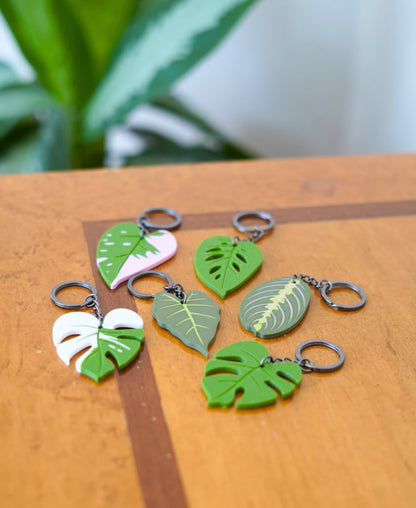 Leafy Keys - Leaf Keychain Set