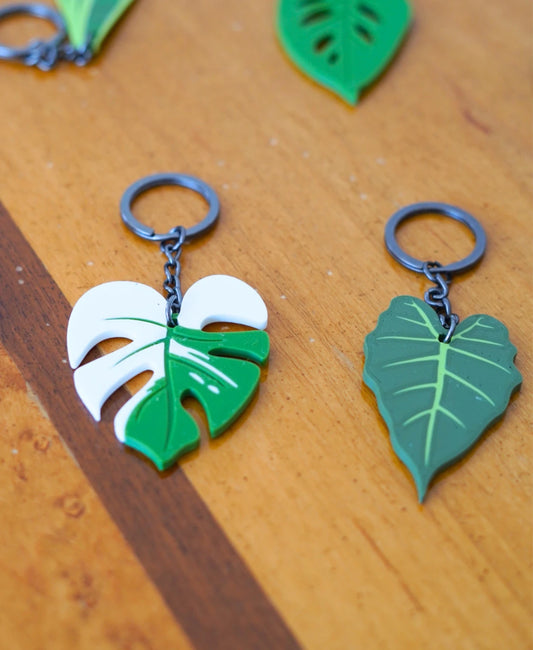 Leafy Keys - Leaf Keychain Set