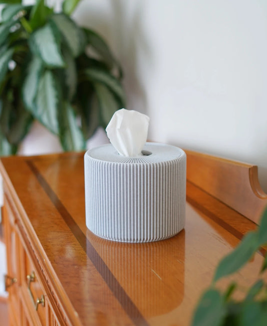 Linen Tissue Box Cover