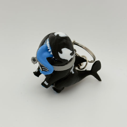 Jeffy the Shark Symbiote Keychain