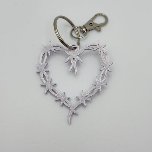 Bichota Barbed Heart Keychain